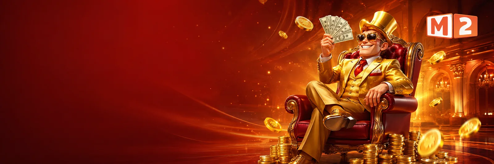 M2 Casino big wins with daily rebate up to 10%