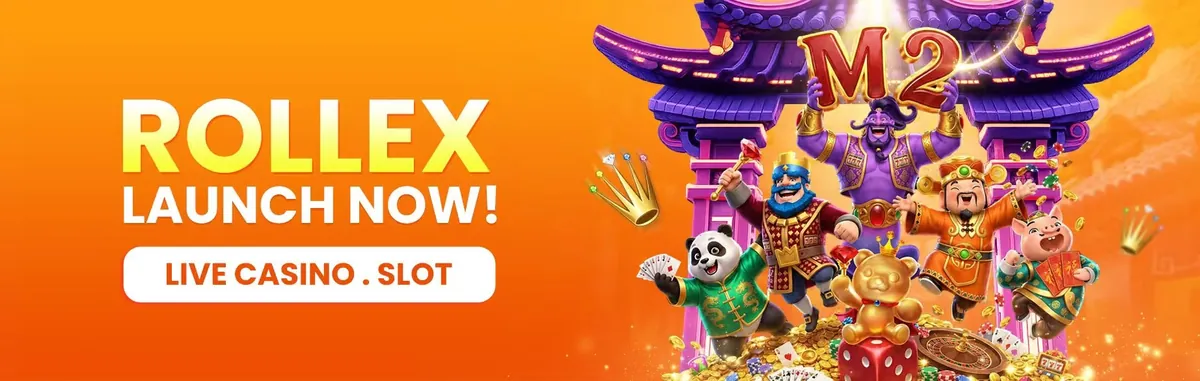 Rollex live casino and slot games launched at M2